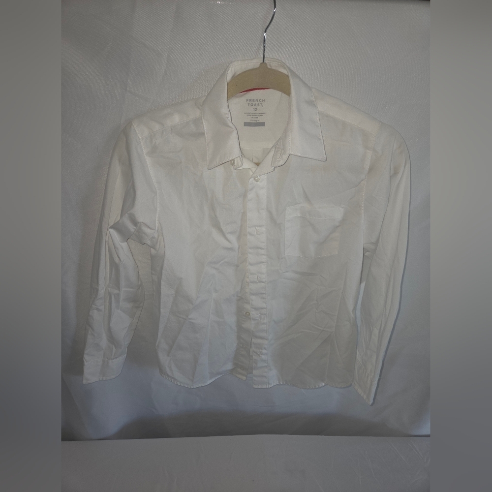 French Toast Kids White Button Down Shirt